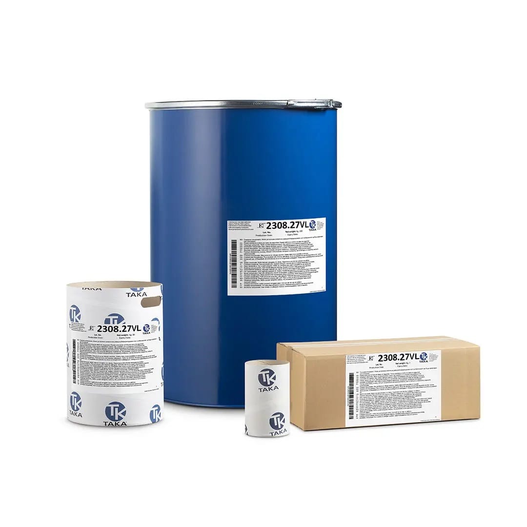 PUR TAKA adhesive 2308.27VL: Low emissions and for CPL foils