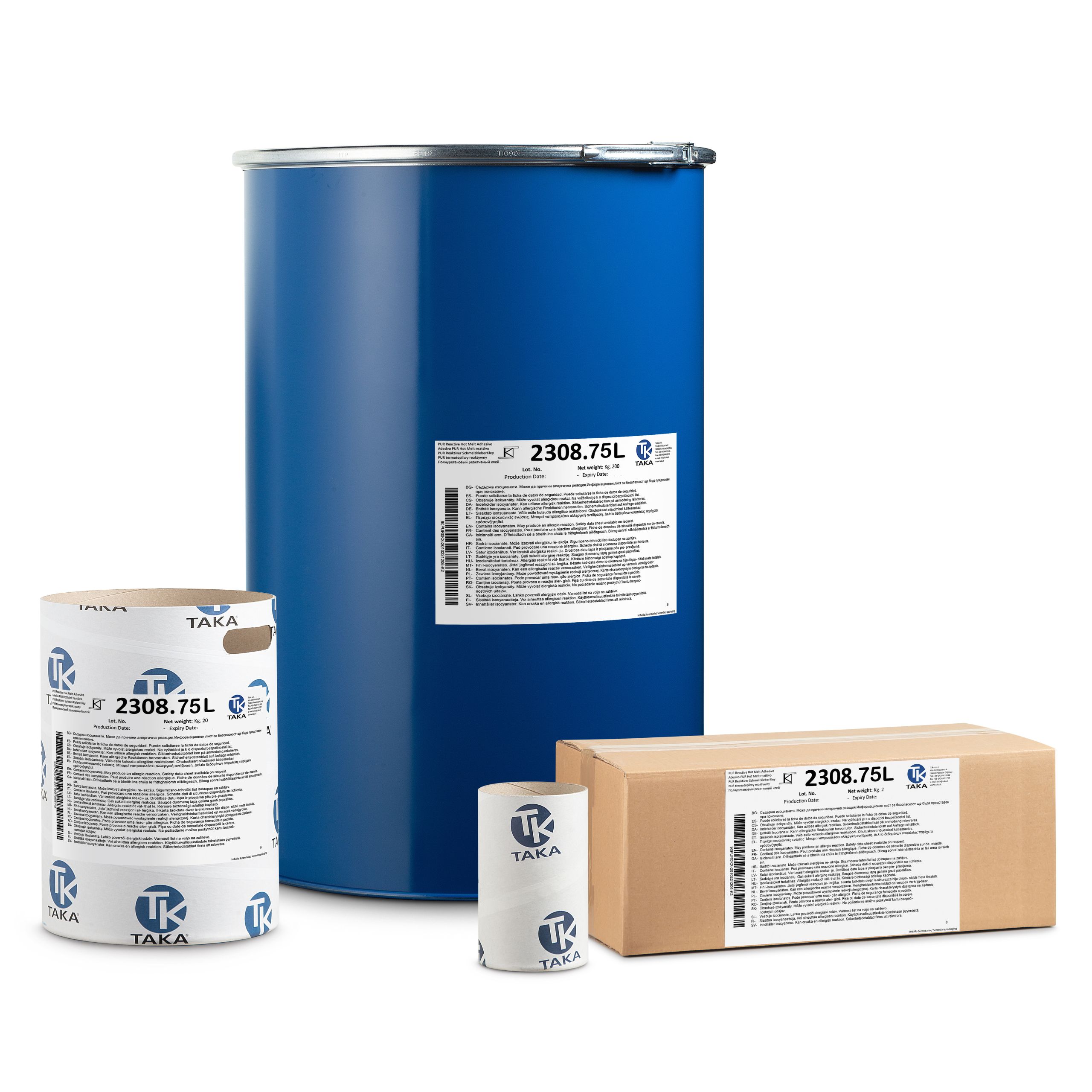 PUR hot melt adhesive 2308.75L: Low emissions for thick decors