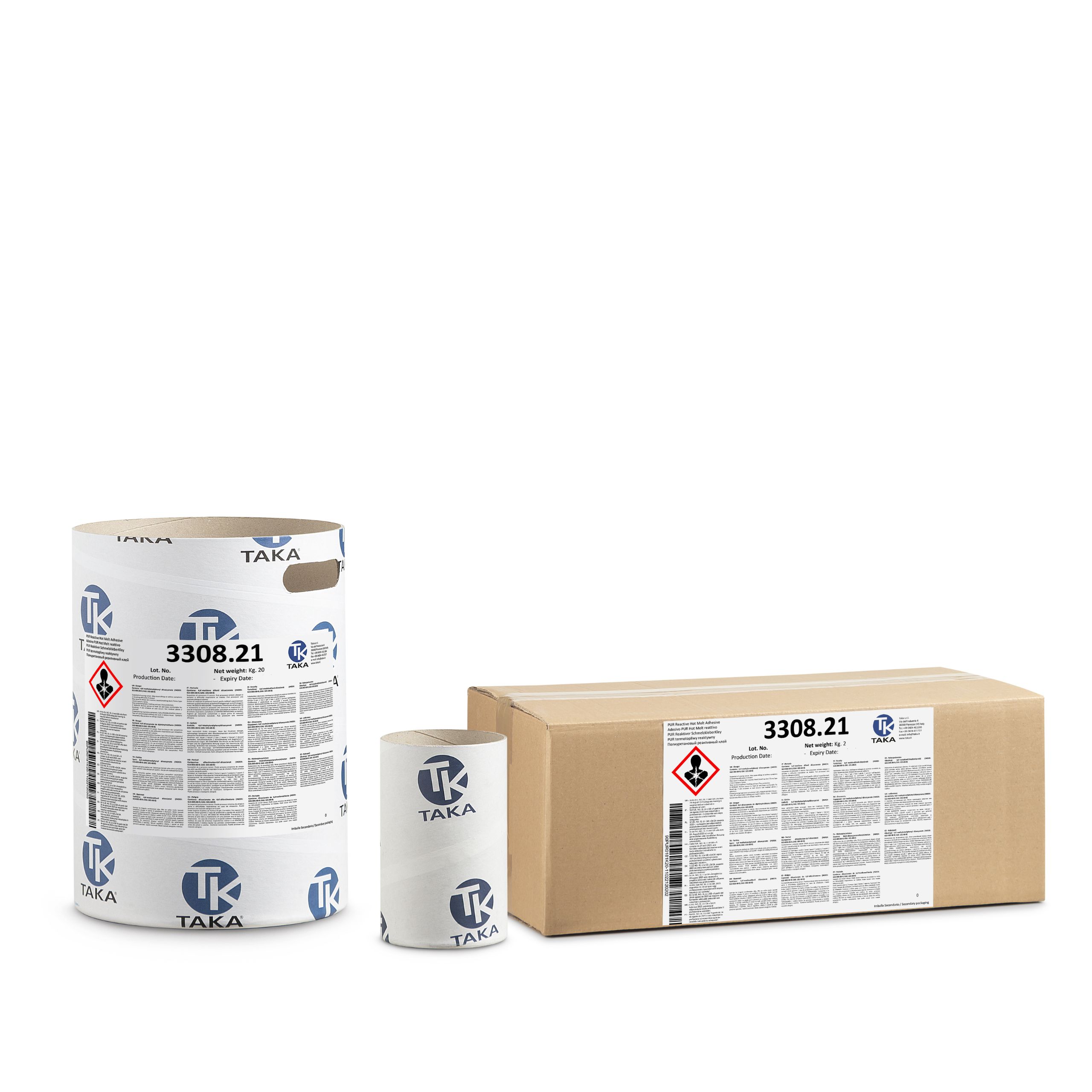 PUR hot melt adhesive 3308.21: Suitable for all edges